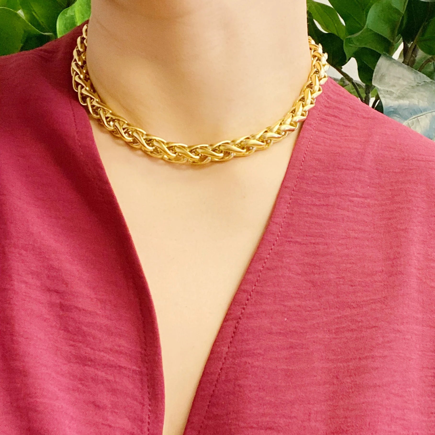 Bold and Edgy Chain Necklace