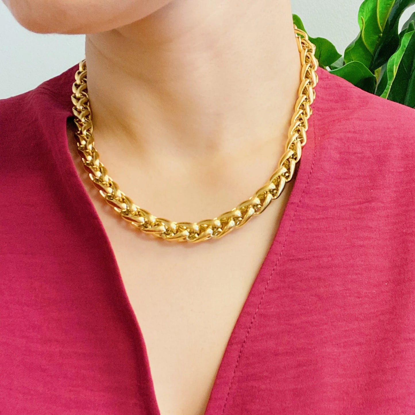 Bold and Edgy Chain Necklace