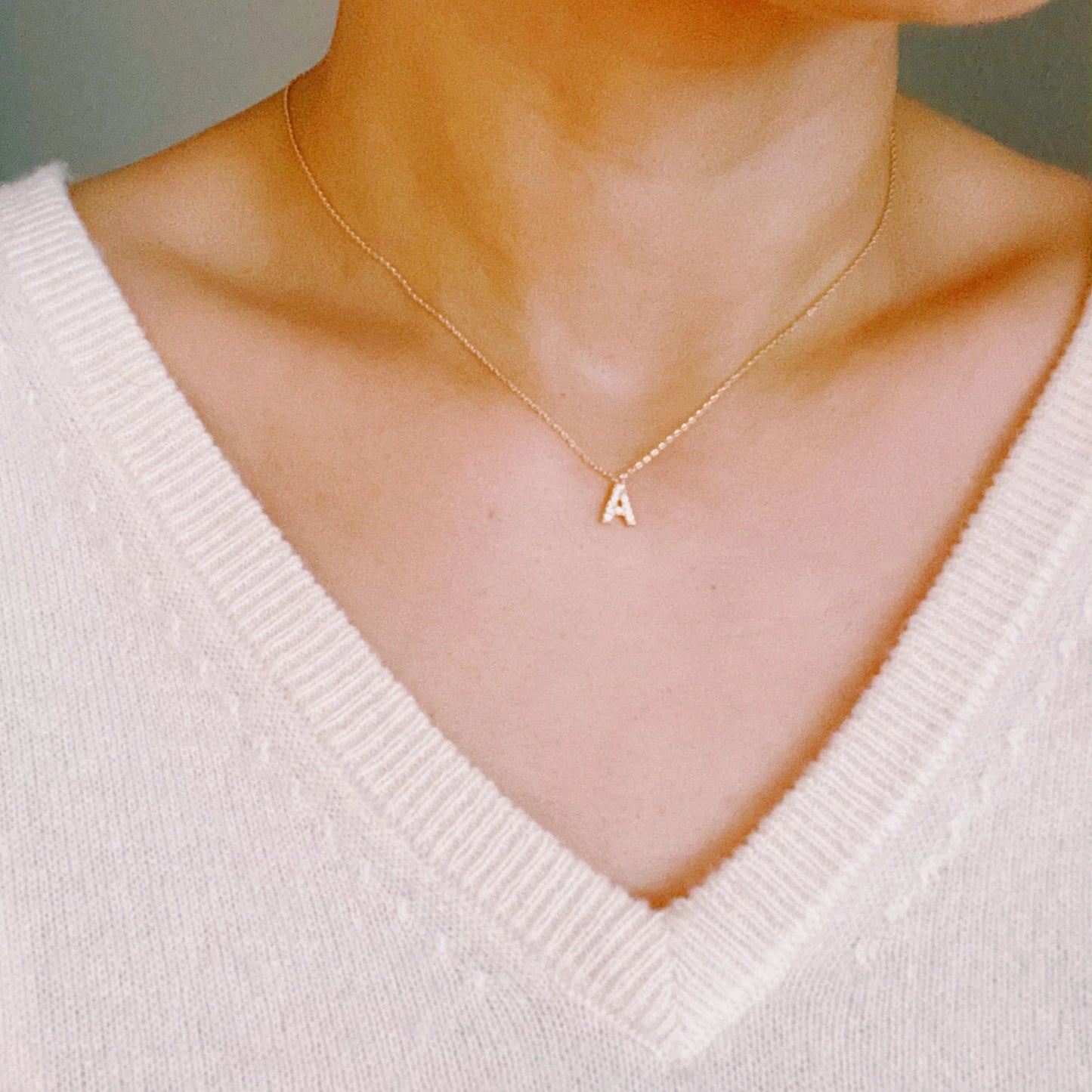 Understated Beauty Initial Necklace